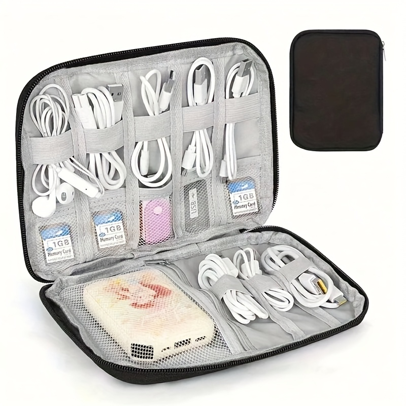 1PC Travel Cable Organizer Cas - đánh giá và giá Tech Accessories Travel Organizer Pouch